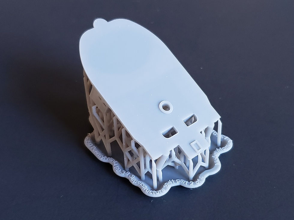 Thumbnail: 1/350 USS Pennsylvania BB-38 Superstructure, December 7, 1941