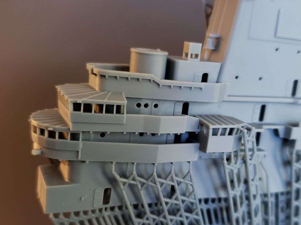 Thumbnail: 1/350 USS Oriskany CV-34 Island, 1950-1954 (Korean War)
