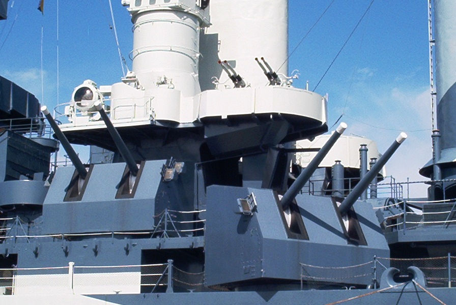 Thumbnail: 1/570 USS North Carolina and USS Washington 5"/38 cal. Mounts (Turrets)