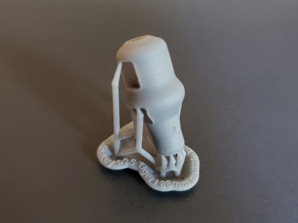 Thumbnail: 1/25 Tiger I 88mm KwK 36 L/56 Muzzle Brake, early