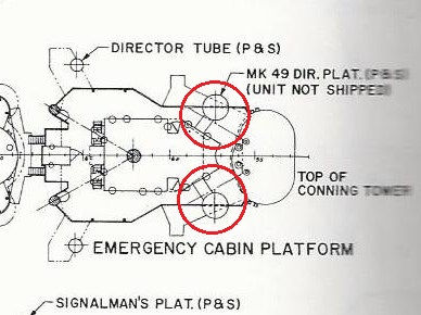 Thumbnail: 1/700 USS Arizona 1.1" Director Platforms, 1941