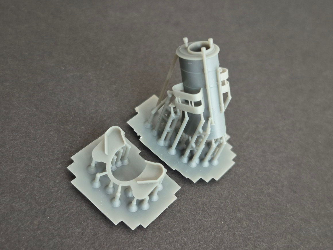 1/720 USS Pennsylvania BB-38 Funnel, 1936-1941
