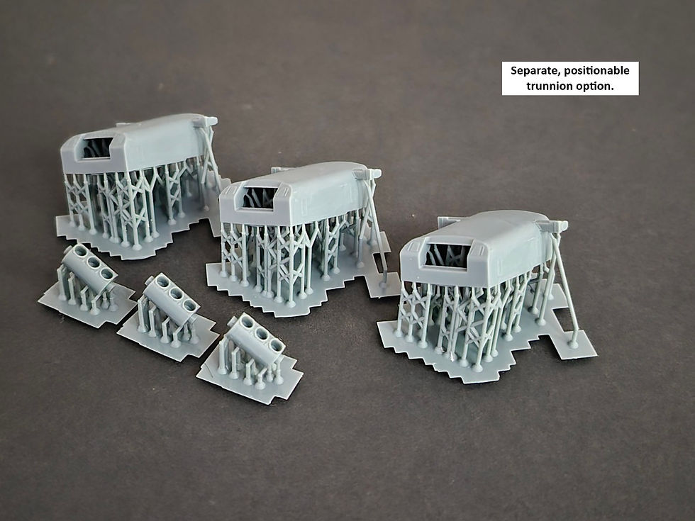 Thumbnail: 1/350 USS Portland CA-33 8"/55 cal. Turrets