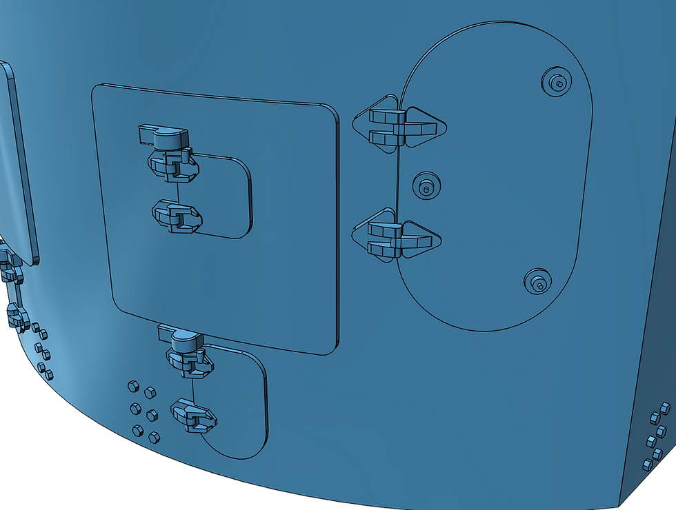 Thumbnail: 1/100 Aircraft Carrier, Cruiser, etc., 5"/38 cal. Mk.32 Mounts (Turrets)