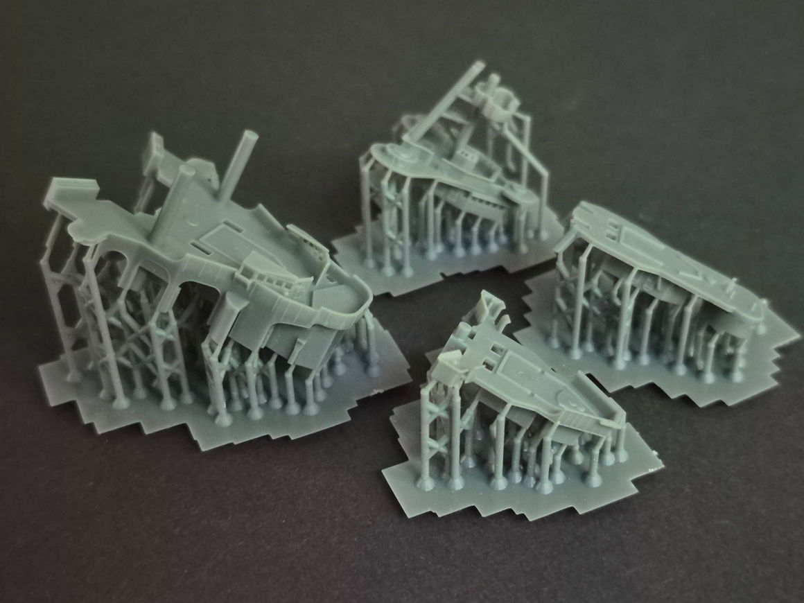 1/720 USS Arizona BB-39 Superstructure, 7 December 1941