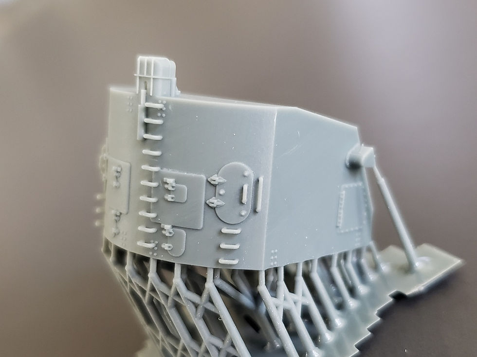 Thumbnail: 1/200 Aircraft Carrier, Cruiser and pre-war Battleship 5"/38 Mounts (Turrets)