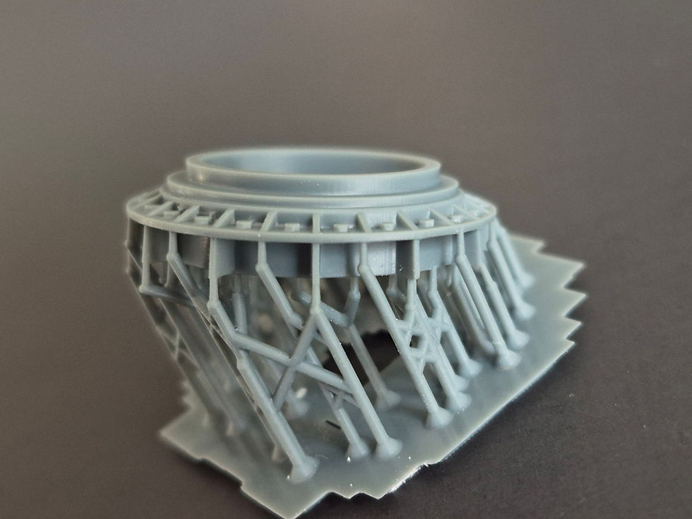 Thumbnail: 1/96 Ring Stand, flat, for 5"/38 Single-gun Mounts (Fletcher-class, DEs, etc.)