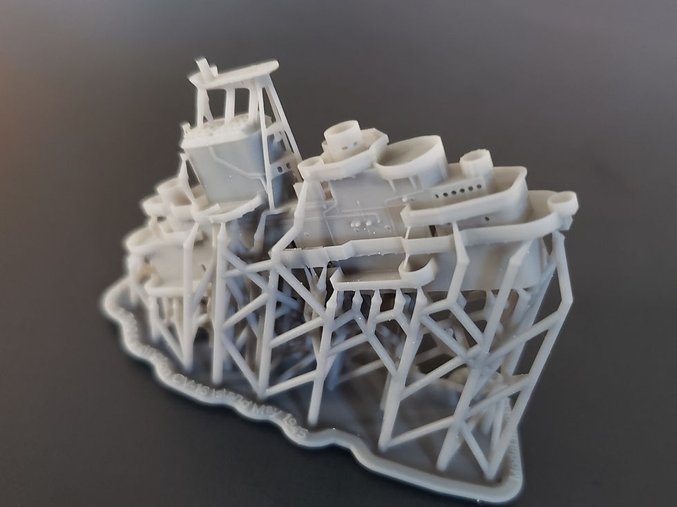 Thumbnail: 1/700 USS Lexington CV-16 Island, mid-late 1945