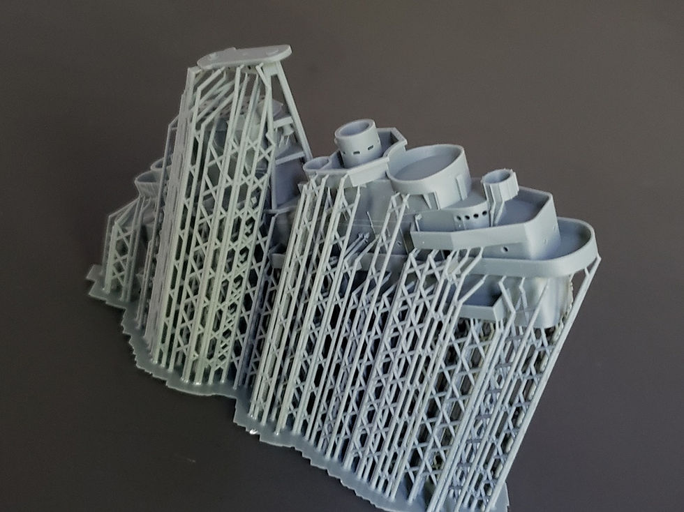 Thumbnail: 1/350 USS Essex CV-9 Island, May 1944-1945