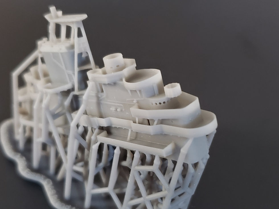 Thumbnail: 1/700 USS Essex CV-9 Island, May 1944-1945
