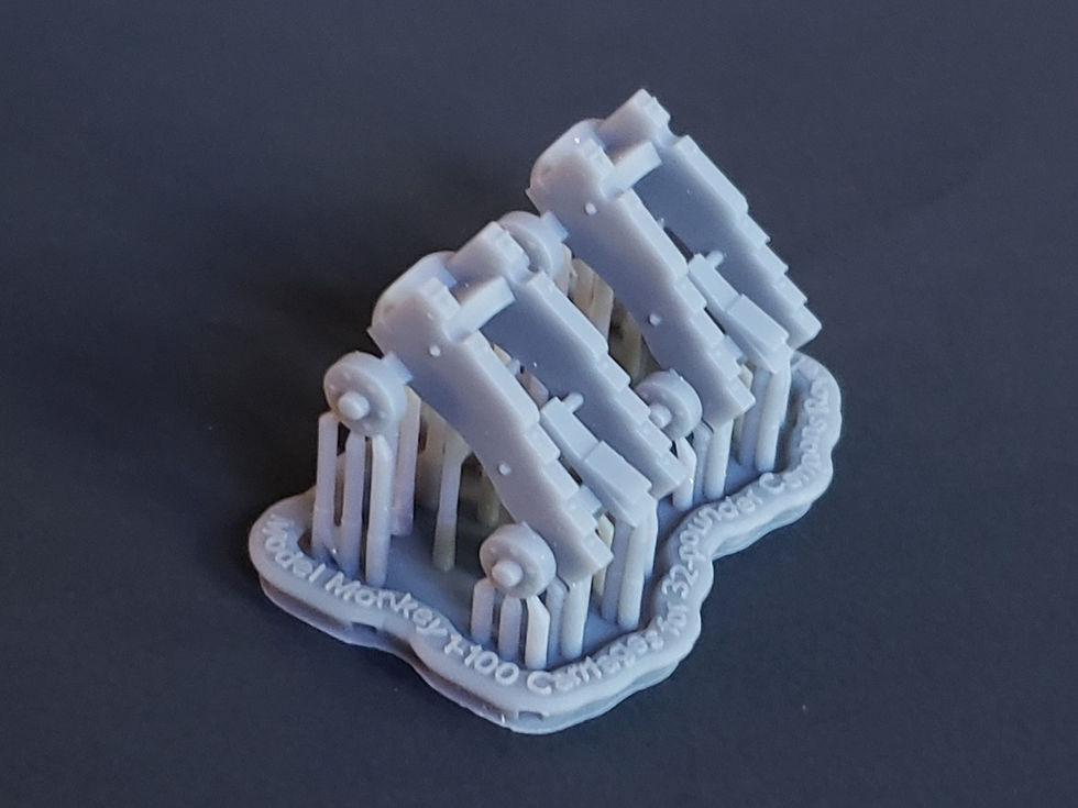 Thumbnail: 1/100 Carriages for 32-pounder "long-pattern" Cannons