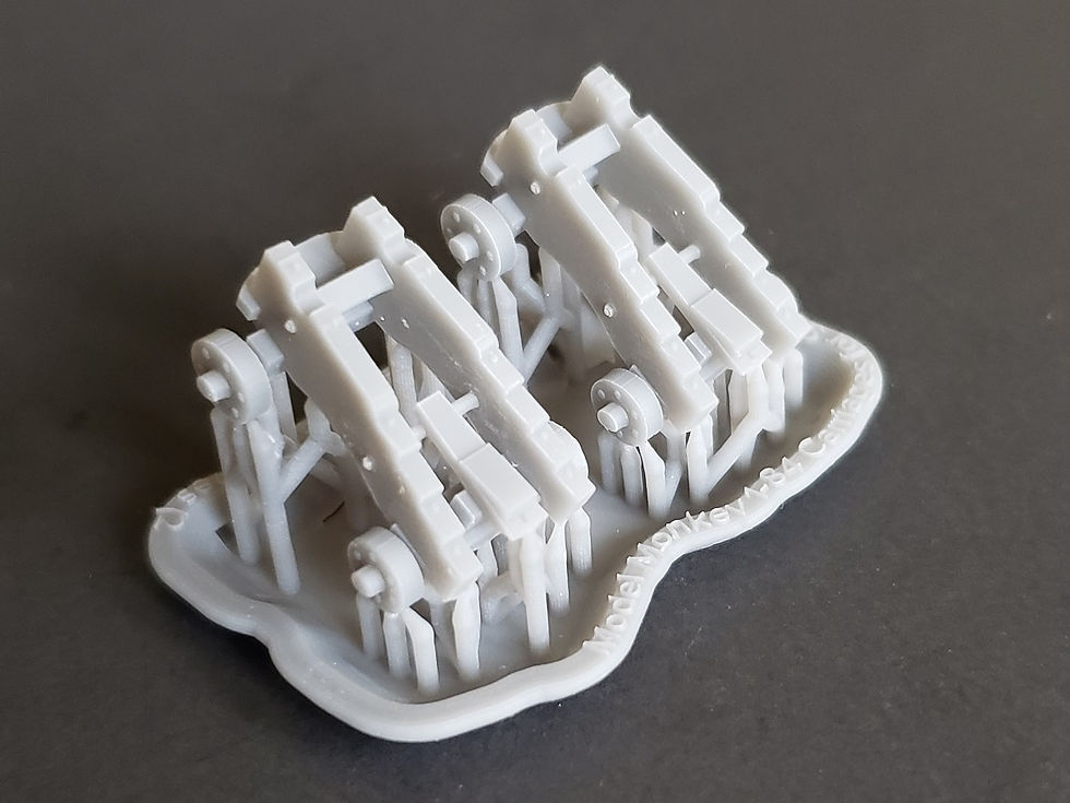 Thumbnail: 1/84 Carriages for 9-pounder "long-pattern" Cannons