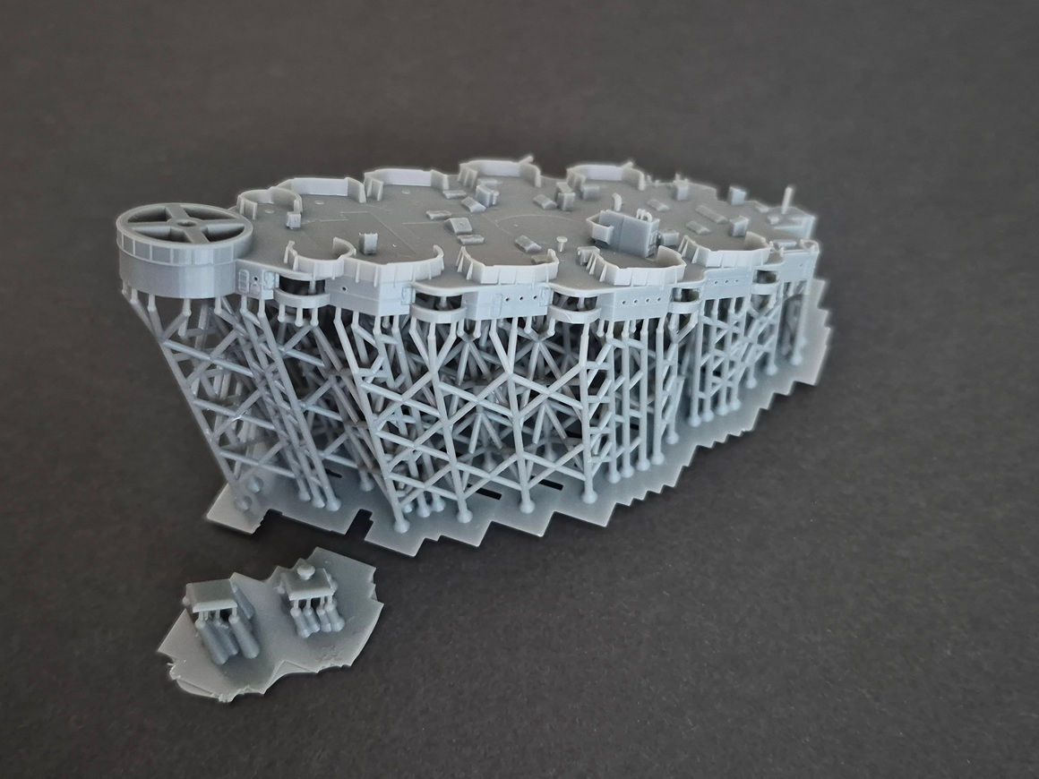 1/700 USS Arizona BB-39 Boat Deck and Casemate