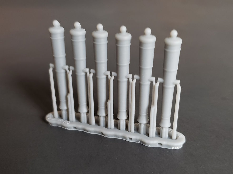 Thumbnail: 1/84 Royal Navy 12-pounder Cannons, Blomefield 1790 long-pattern