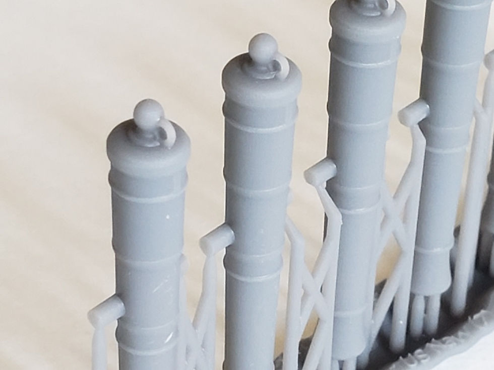Thumbnail: 1/85 US Navy 18-pounder Cannons, long-pattern, Blomefield copies