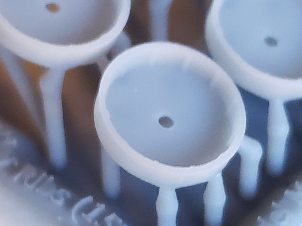 Thumbnail: 1/700 Tubs for 3"/50 cal. Twin-gun Mounts (set of 15)