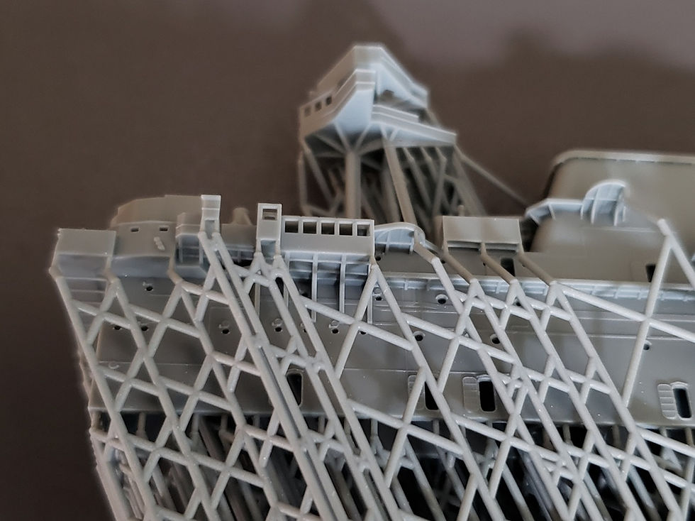 Thumbnail: USS Yorktown CV-5 Island 1942, for Revell