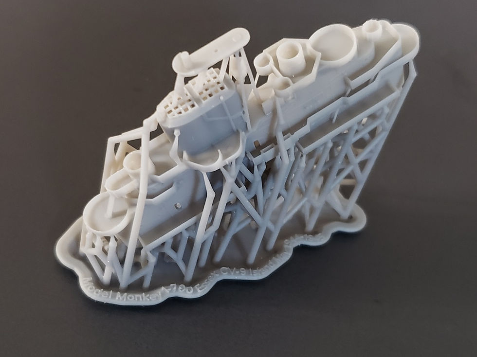 Thumbnail: 1/700 USS Essex CV-9 Island, May 1944-1945