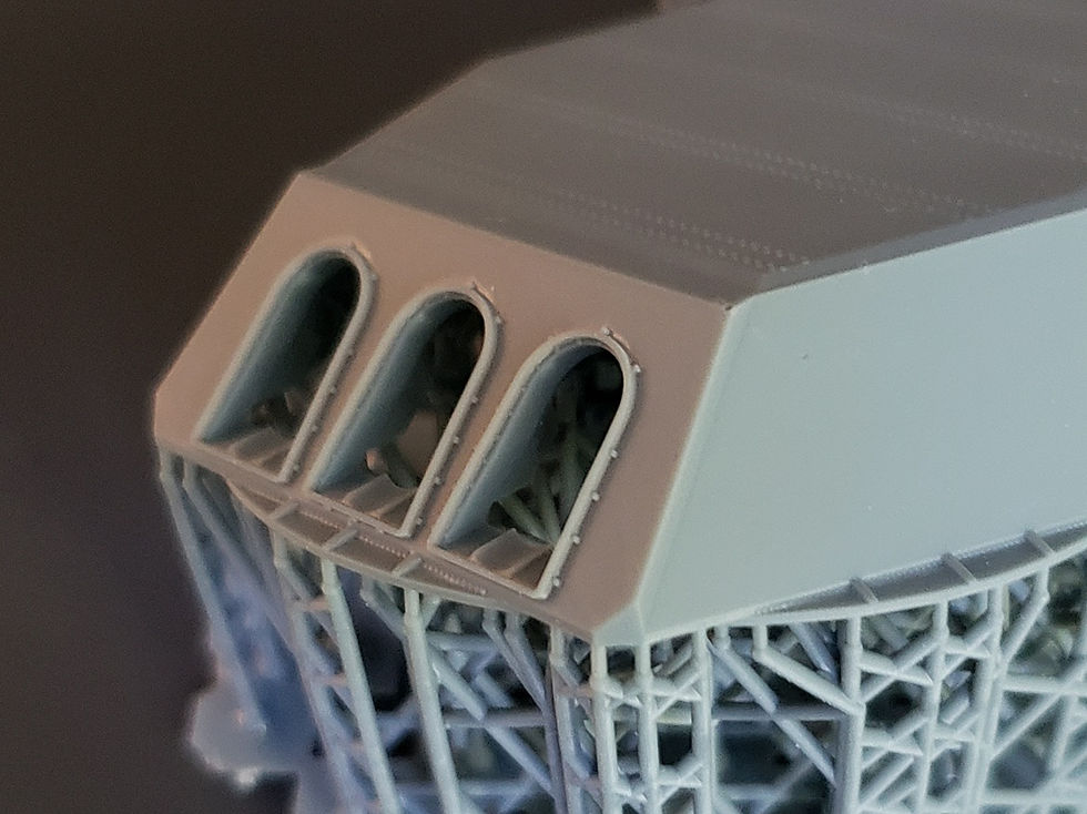 Thumbnail: 1/200 USS Tennessee BB-43 and late USS California BB-44 Turret with vents