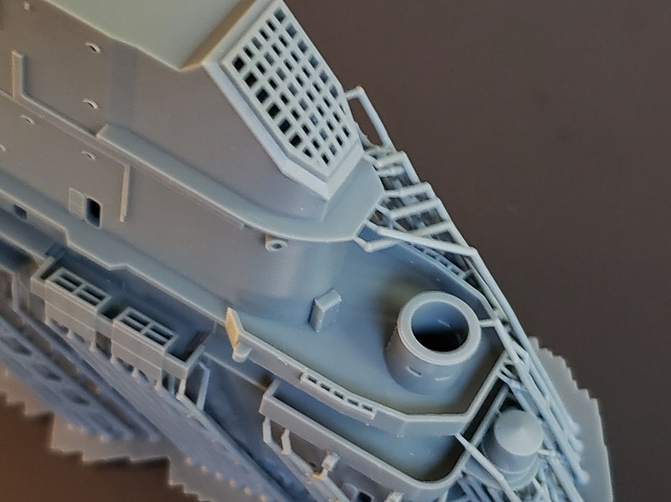 Thumbnail: 1/350 USS Oriskany CV-34 Island, 1950-1954 (Korean War)