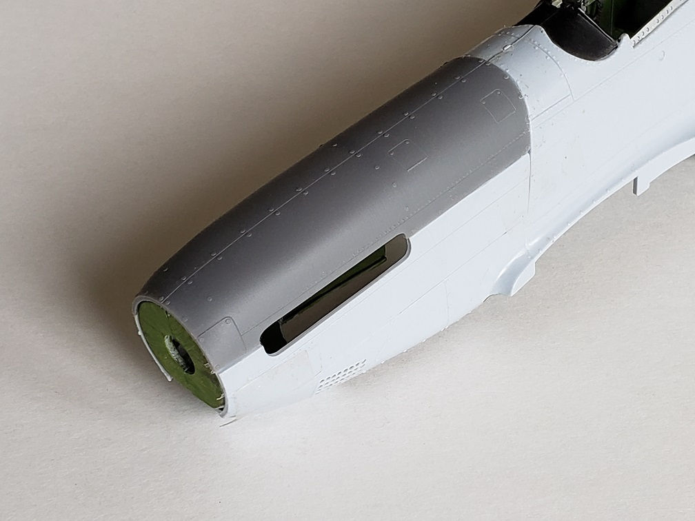 1/24 P-51 Mustang Upper Cowling for Airfix, Heller and MPC kits