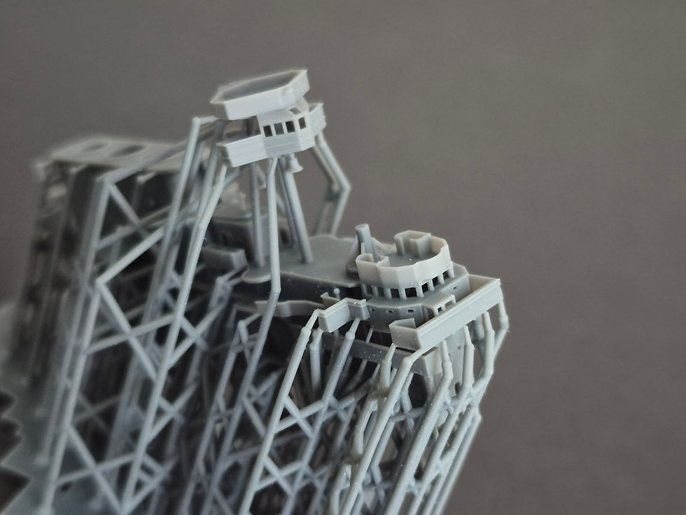 Thumbnail: 1/700 USS Yorktown CV-5 Island, 1942 (only for Tamiya & Flyhawk)