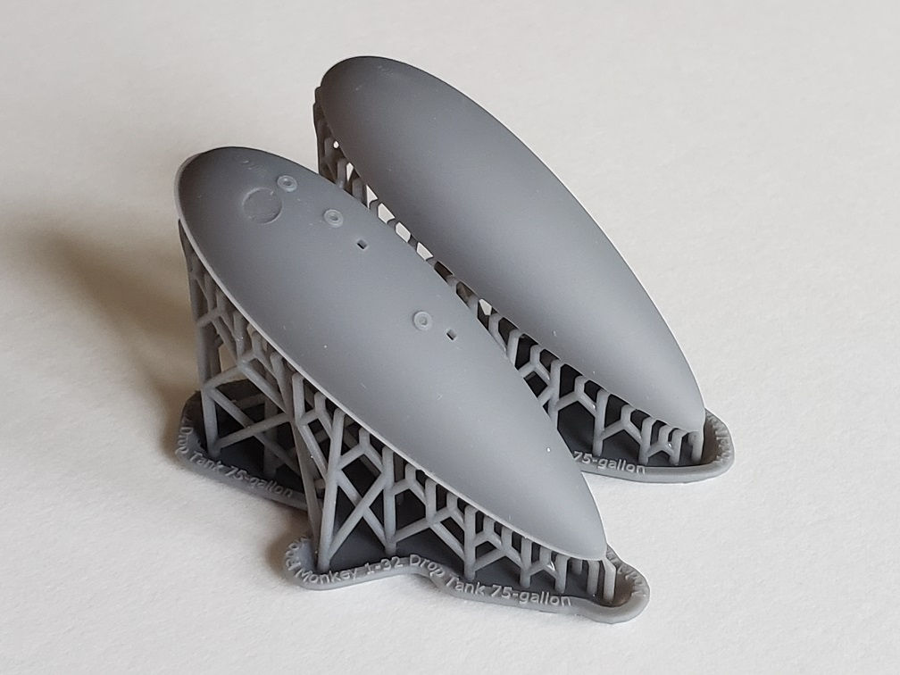 1/32 Drop Tanks, 75-gallon, for World War Two-era Fighter Aircraft