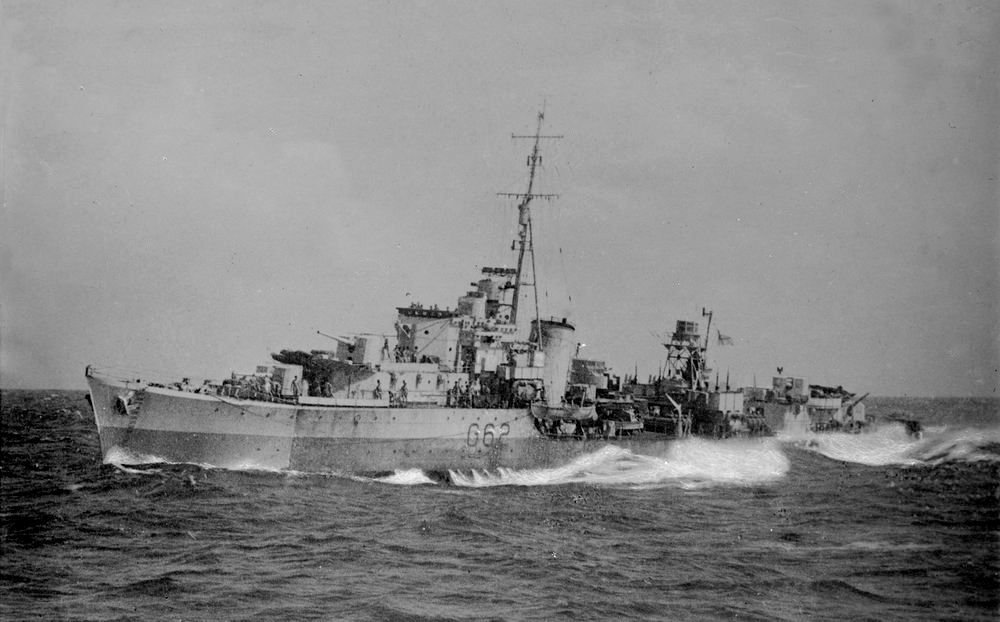 Q-class destroyer HMS (later HMAS) Quality G62