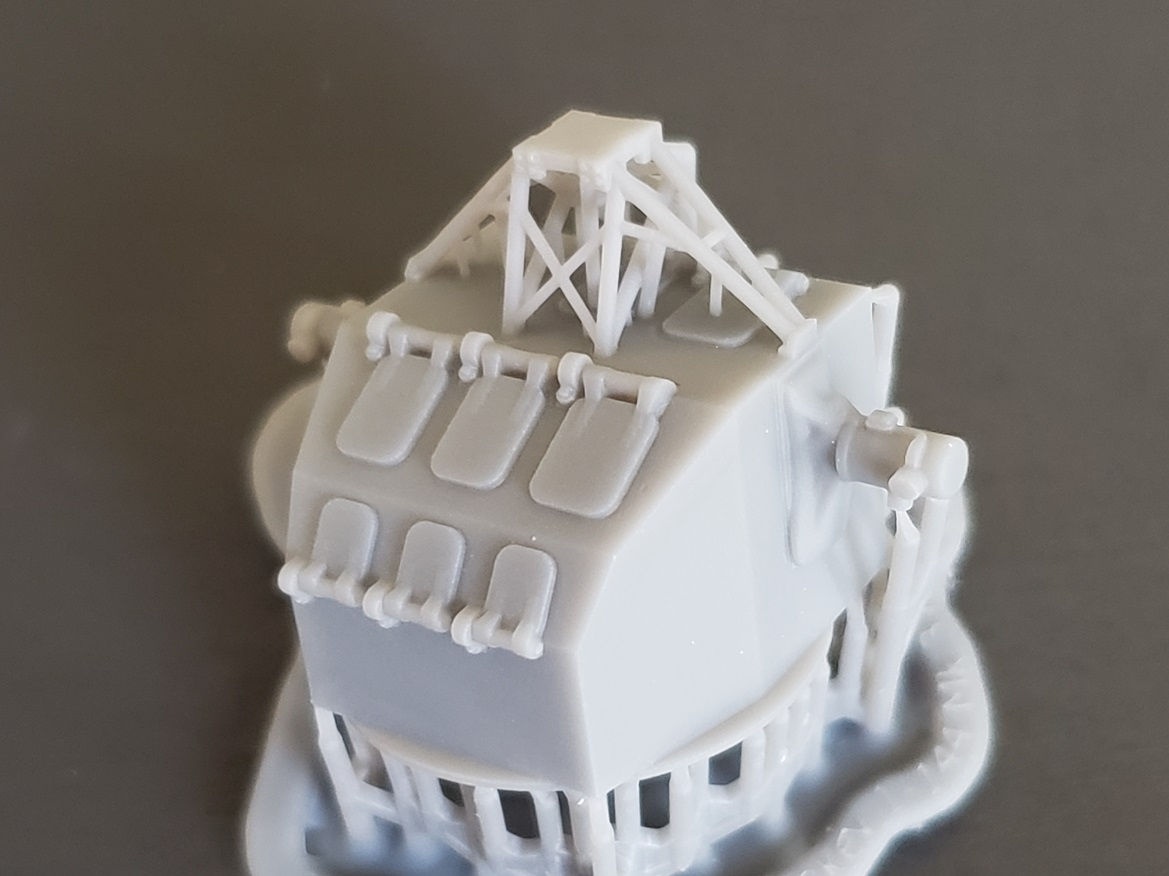 1/144 Mk.37 Fire Control Director, "Square-back" for Mk.12/22 Radars