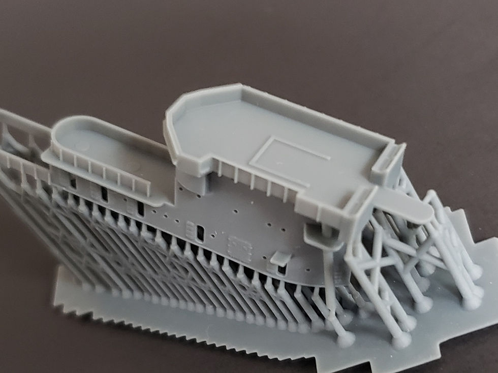 Thumbnail: 1/700 USS Lexington CV-2 Island, 1942, Battle of the Coral Sea