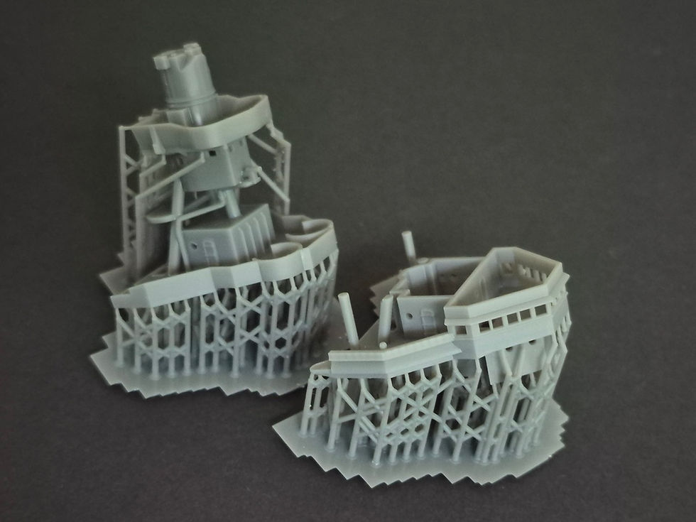Thumbnail: 1/350 USS Portland CA-33 Superstructure, 1942 Bundled Set