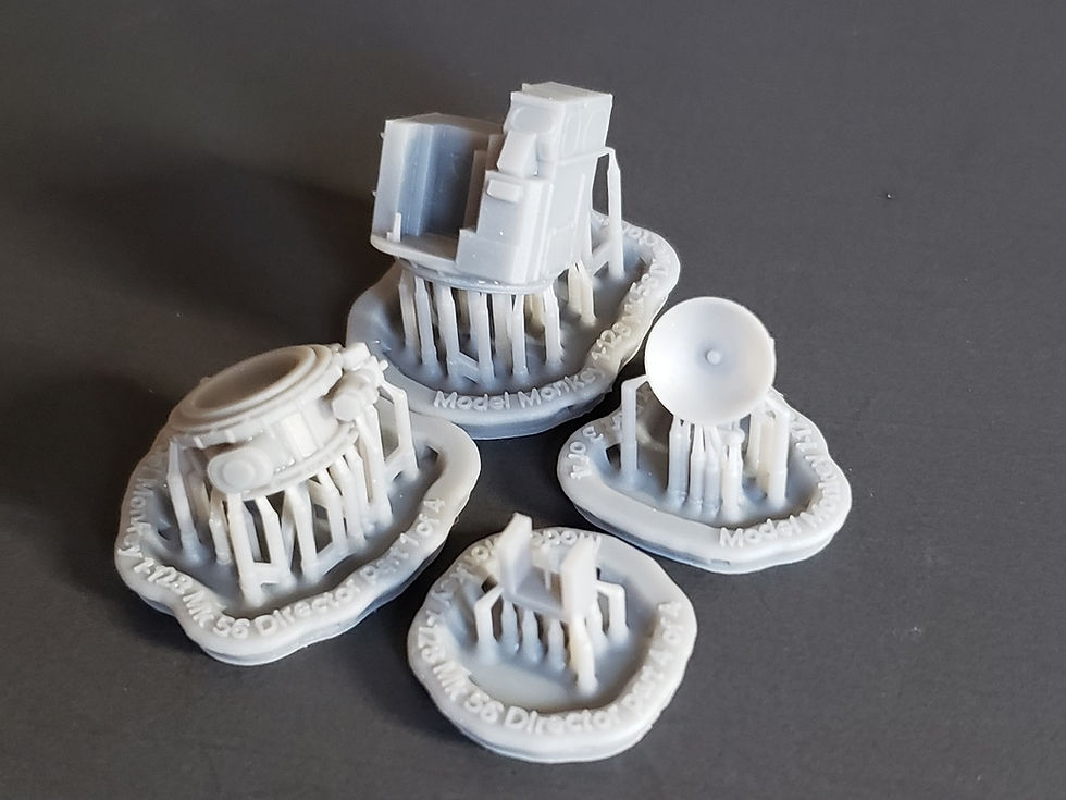 1/128 Mk.56 Fire Control Director, for Cold War-era ships