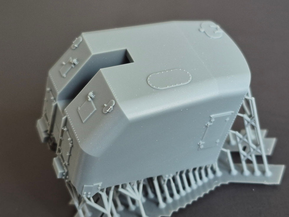 Thumbnail: 1/96 "Square Bridge" Fletcher-class 5"/38 cal. "Single Knuckle" Mount (Turret)