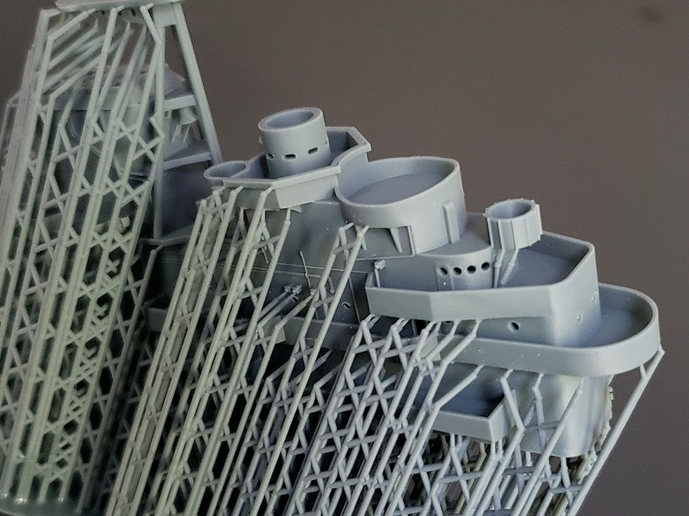 Thumbnail: 1/350 USS Essex CV-9 Island, May 1944-1945