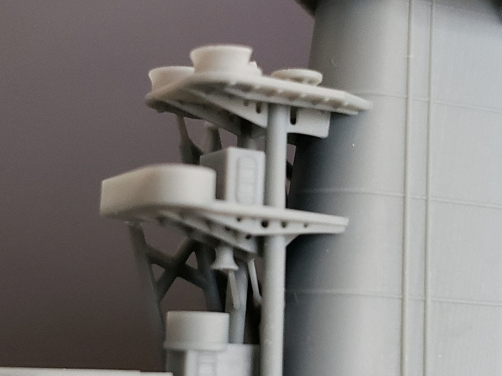 Thumbnail: 1/700 USS Lexington CV-2 Funnel, May, 1942, Battle of the Coral Sea