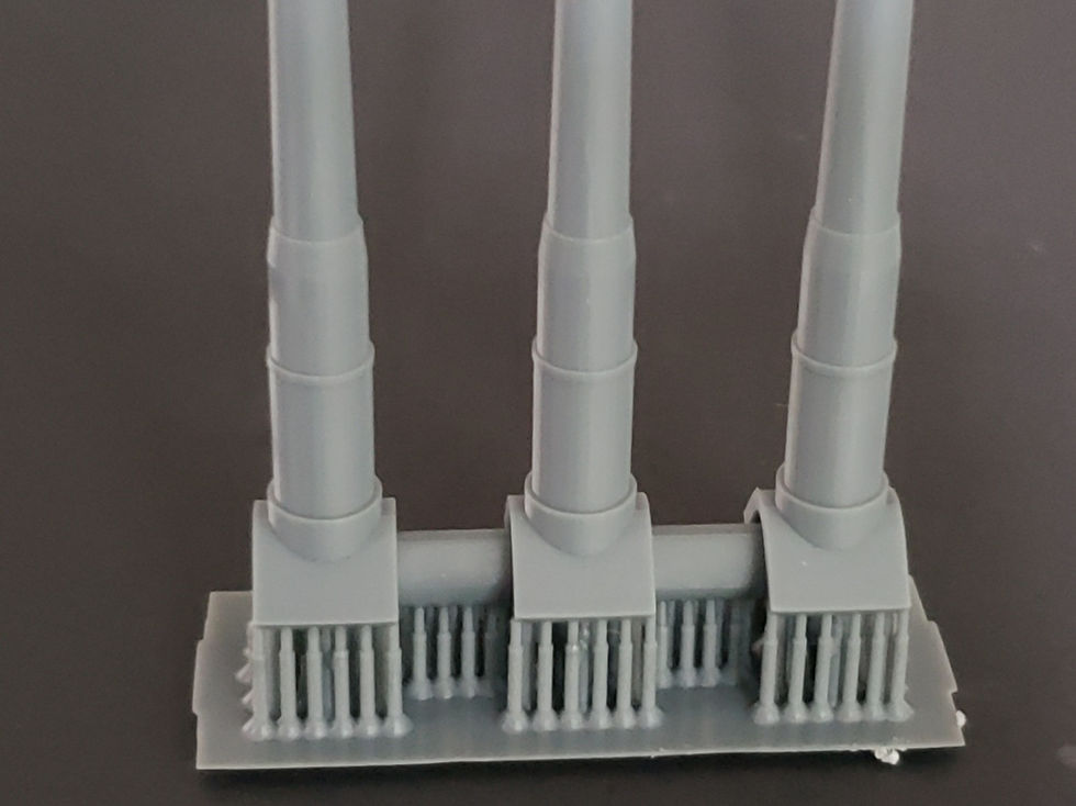 Thumbnail: 1/192 USS North Carolina BB-55 and USS Washington BB-56 16"/45 cal. Turrets