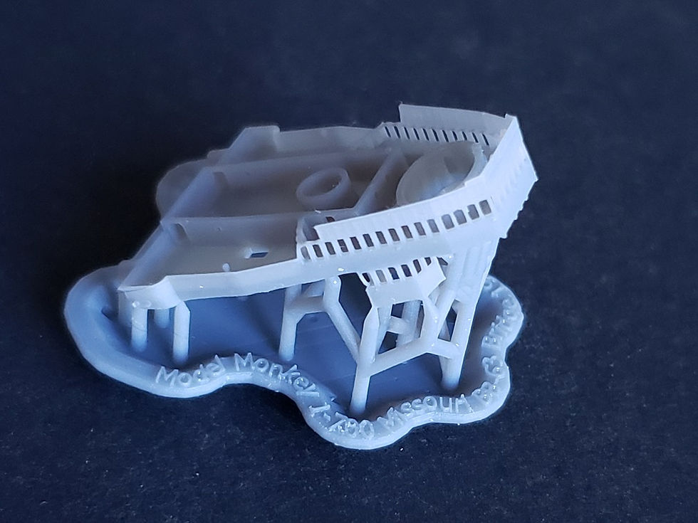 Thumbnail: 1/700 USS Missouri BB-63 Bridge, 1944