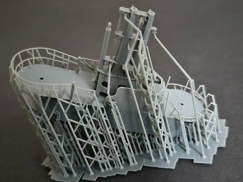 Thumbnail: 1/144 USS Tang SS-306 Fairwater, 1943-1944
