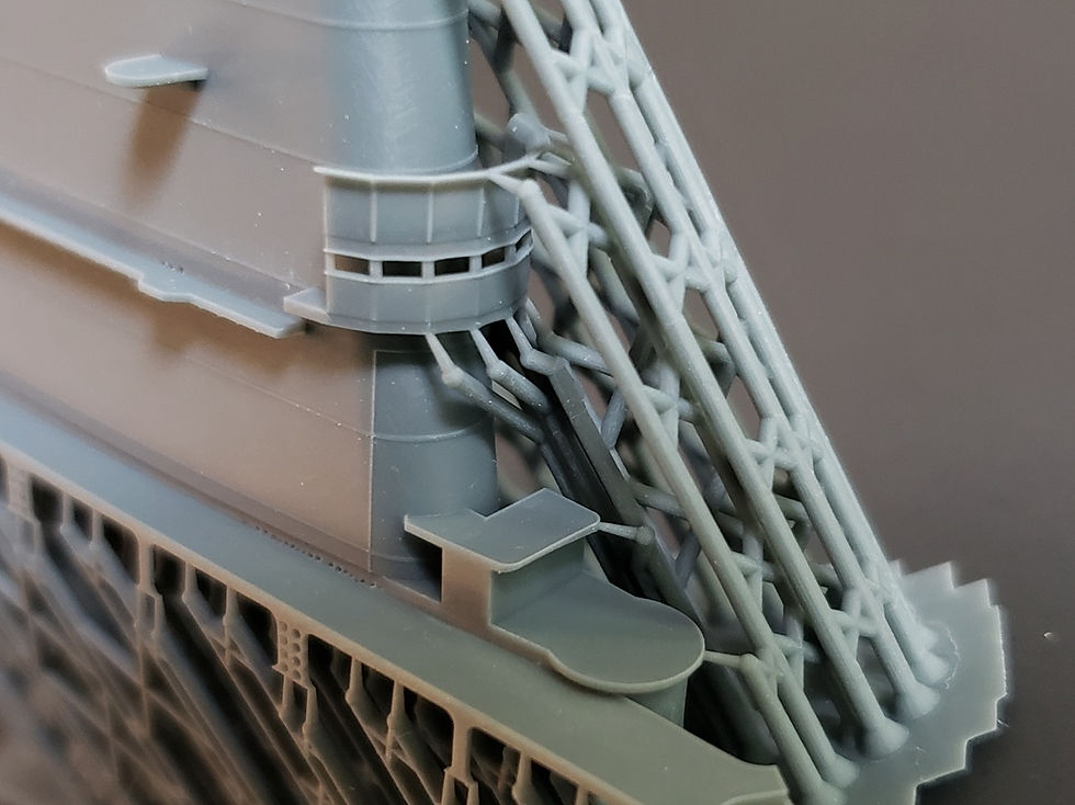 Thumbnail: 1/700 USS Lexington CV-2 Funnel, 1928-1935
