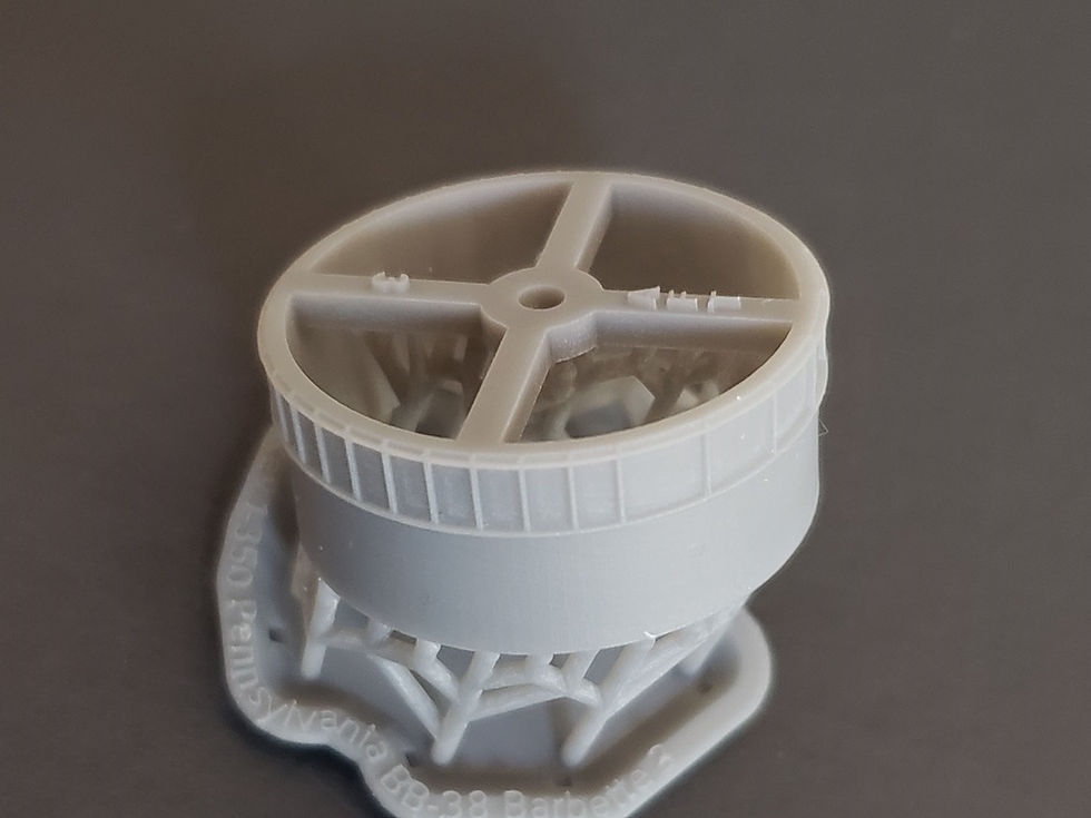 Thumbnail: 1/350 Barbettes for USS Pennsylvania BB-38