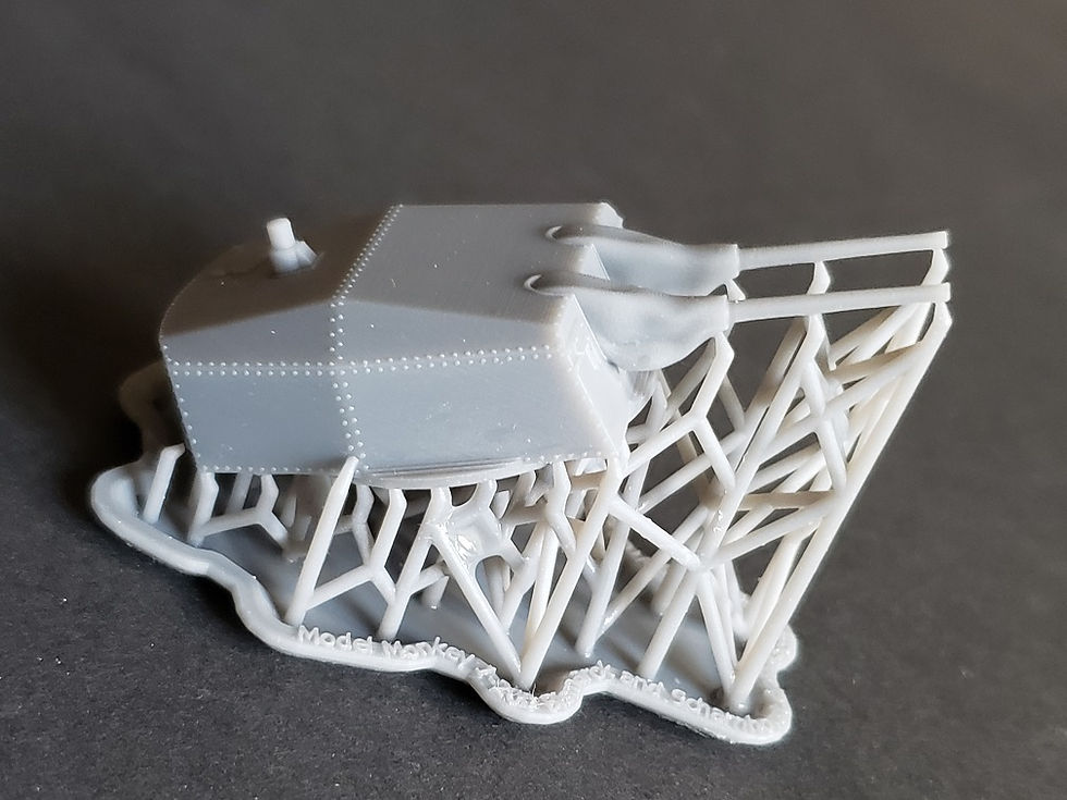 Thumbnail: 1/200 Bismarck class and Scharnhorst class 15 cm SK C/28 Turrets