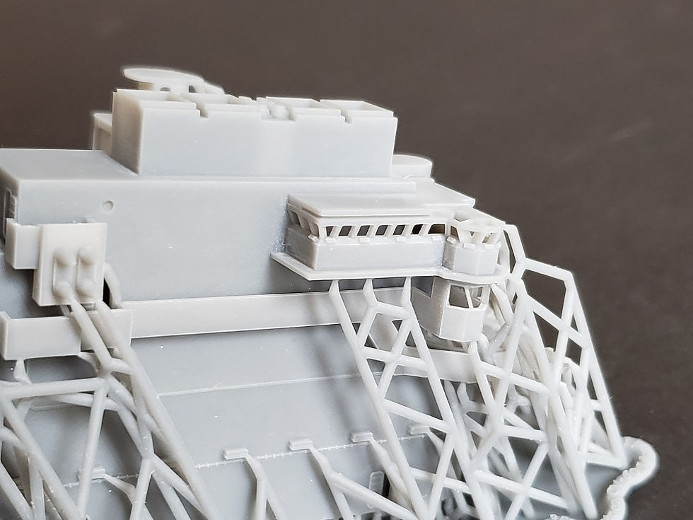 Thumbnail: 1/350 USS Saratoga CV-60 / CVA-60 Island, 1970-1975