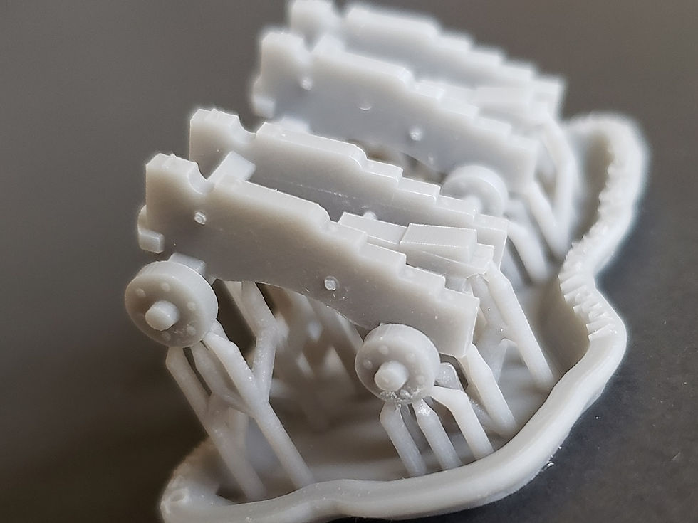 Thumbnail: 1/84 Carriages for 9-pounder "long-pattern" Cannons