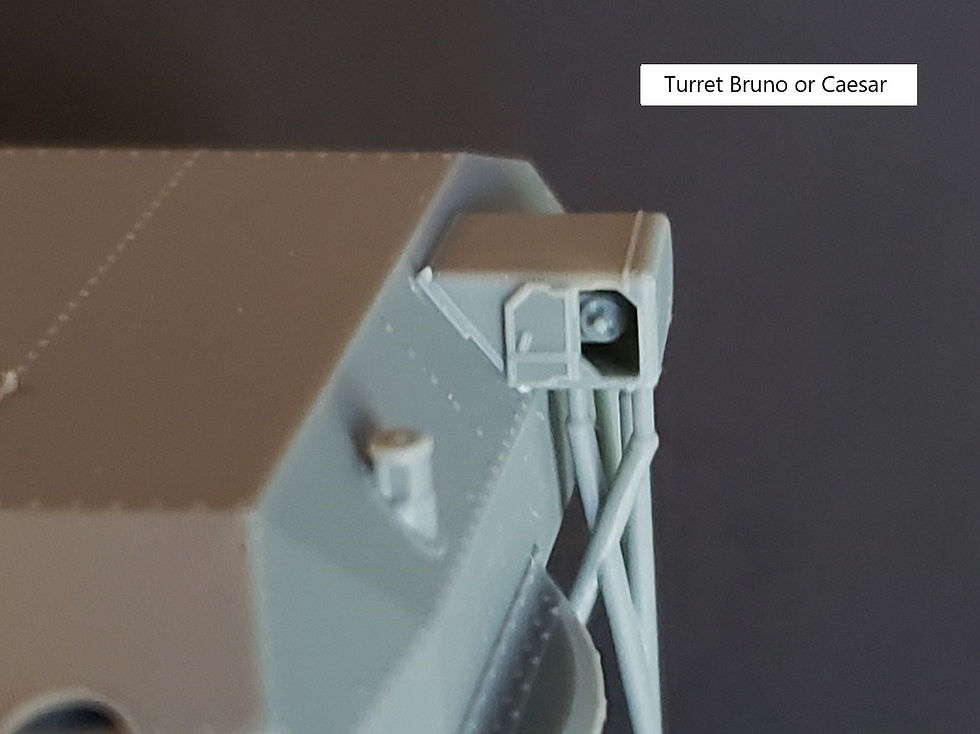 Thumbnail: 1/350 O-class battlecruiser and Gneisenau 38 cm Twin-gun Turrets with Blast Bags