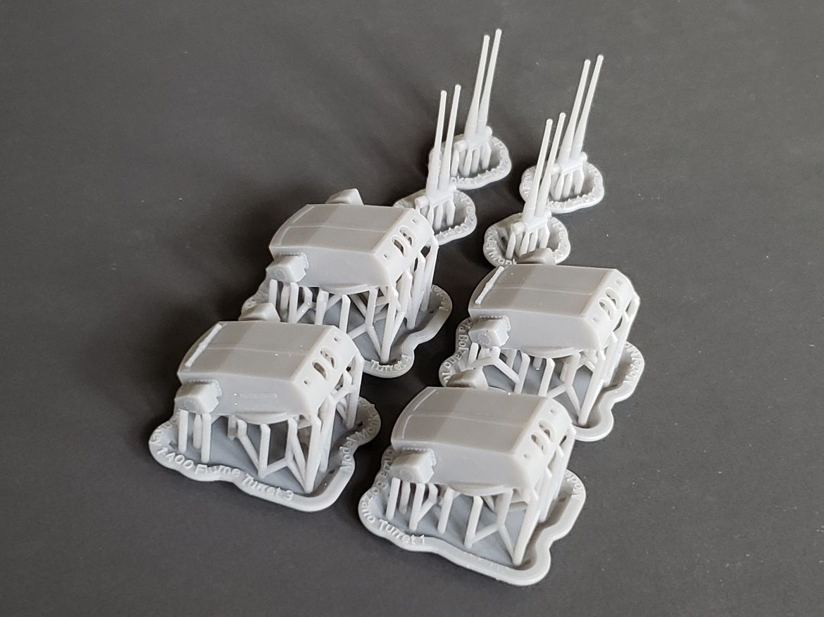 1/400 RN Fiume 203 mm (8"/53 cal.) Twin-gun Turrets