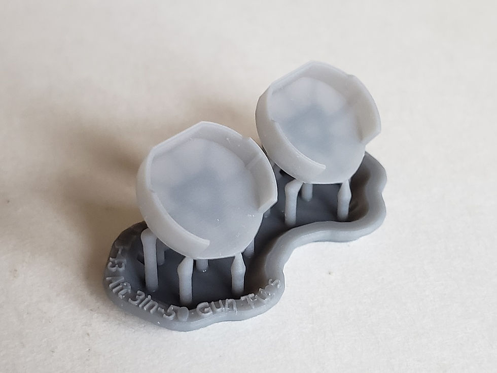 Thumbnail: 1/350 USS Tennessee BB-43 Aft Gun Tubs, 1941