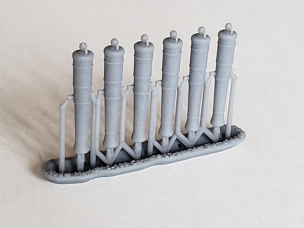 1/100 Royal Navy Cannons, 12-pounder, Blomefield 1790 "short-pattern"