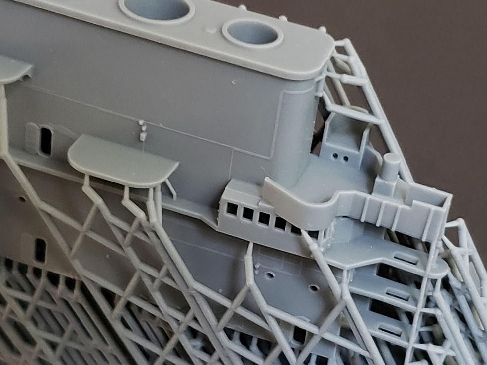 Thumbnail: USS Enterprise CV-6 Island 1942, for Revell