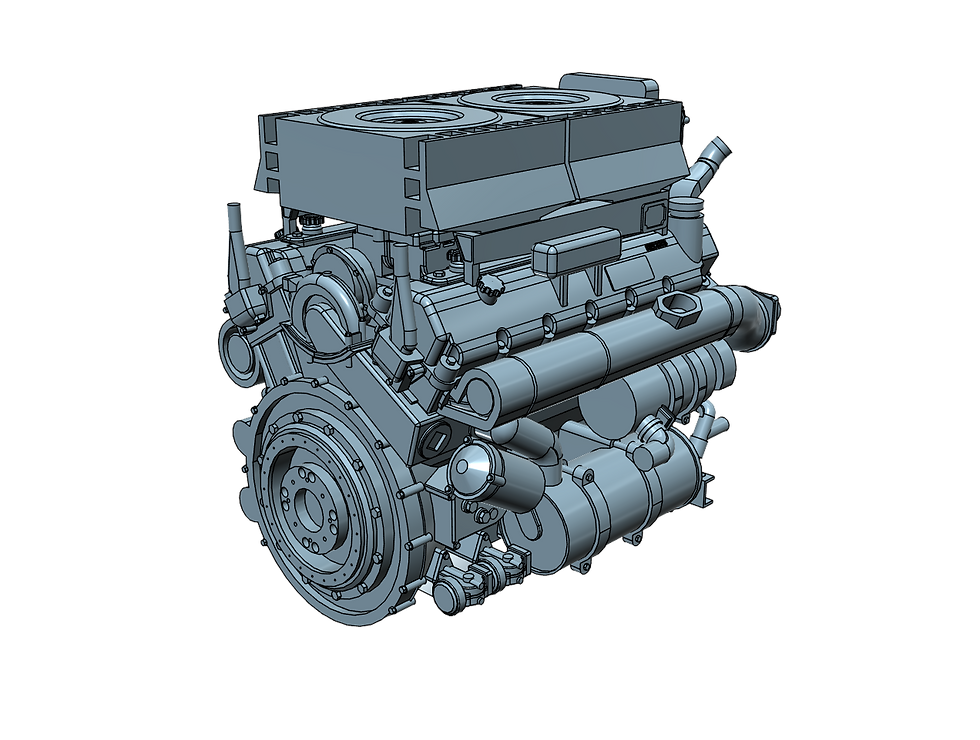 Thumbnail: 1/25 Tiger and Panther Maybach HL230 P30 Motor