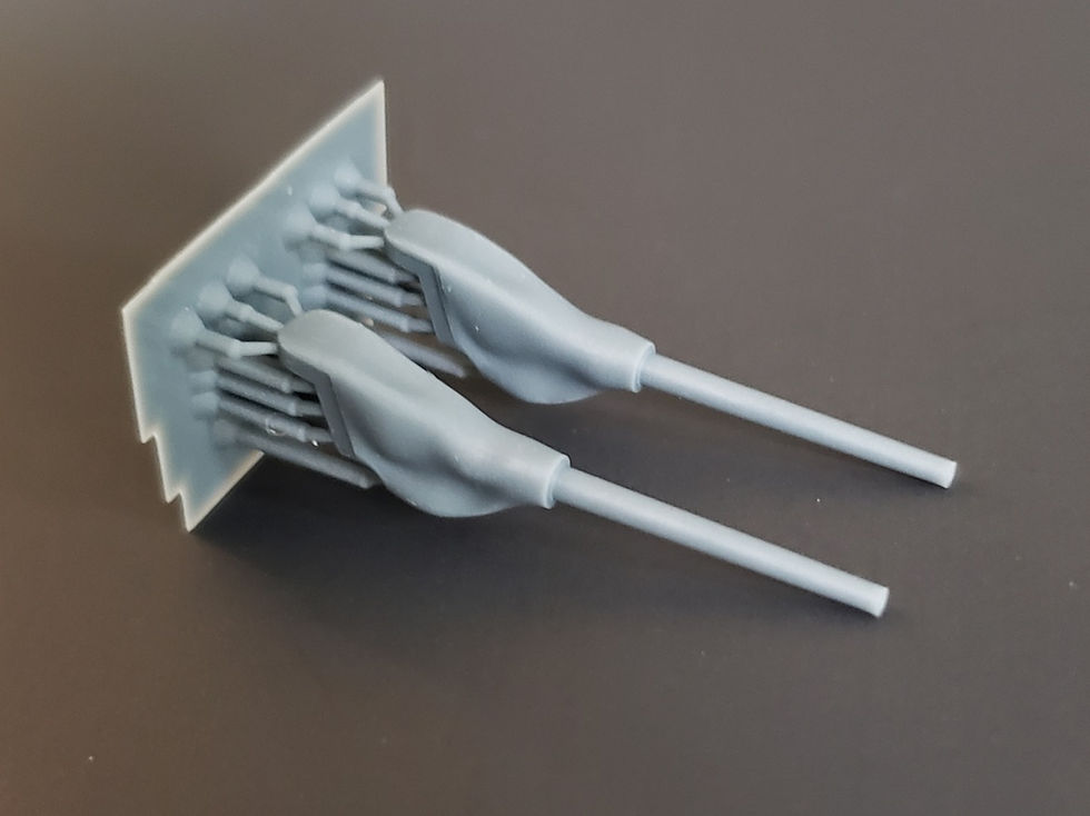 Thumbnail: 1/200 Bismarck and Tirpitz 15 cm SK C/28 "Command" Turrets